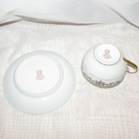Chan Lake Antique Noritake China Cup & Saucer Japan Cottagecore - Picture 5 of 9